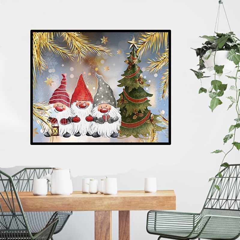 AUREUO Christmas Paint by Numbers for Adults, 16 x 20 Inch Framed Easy DIY  Acrylic Painting Kits on Canvas Color by Number Arts Crafts, Sleigh Snow