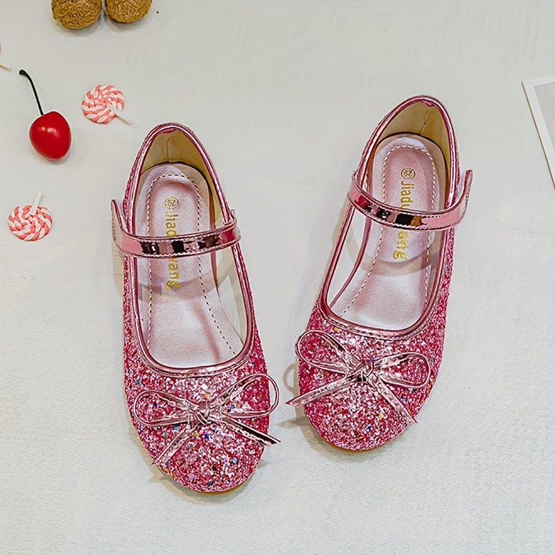 Zapatos Princesa Niños Zapatos Niñas Decoración Lazo - Temu