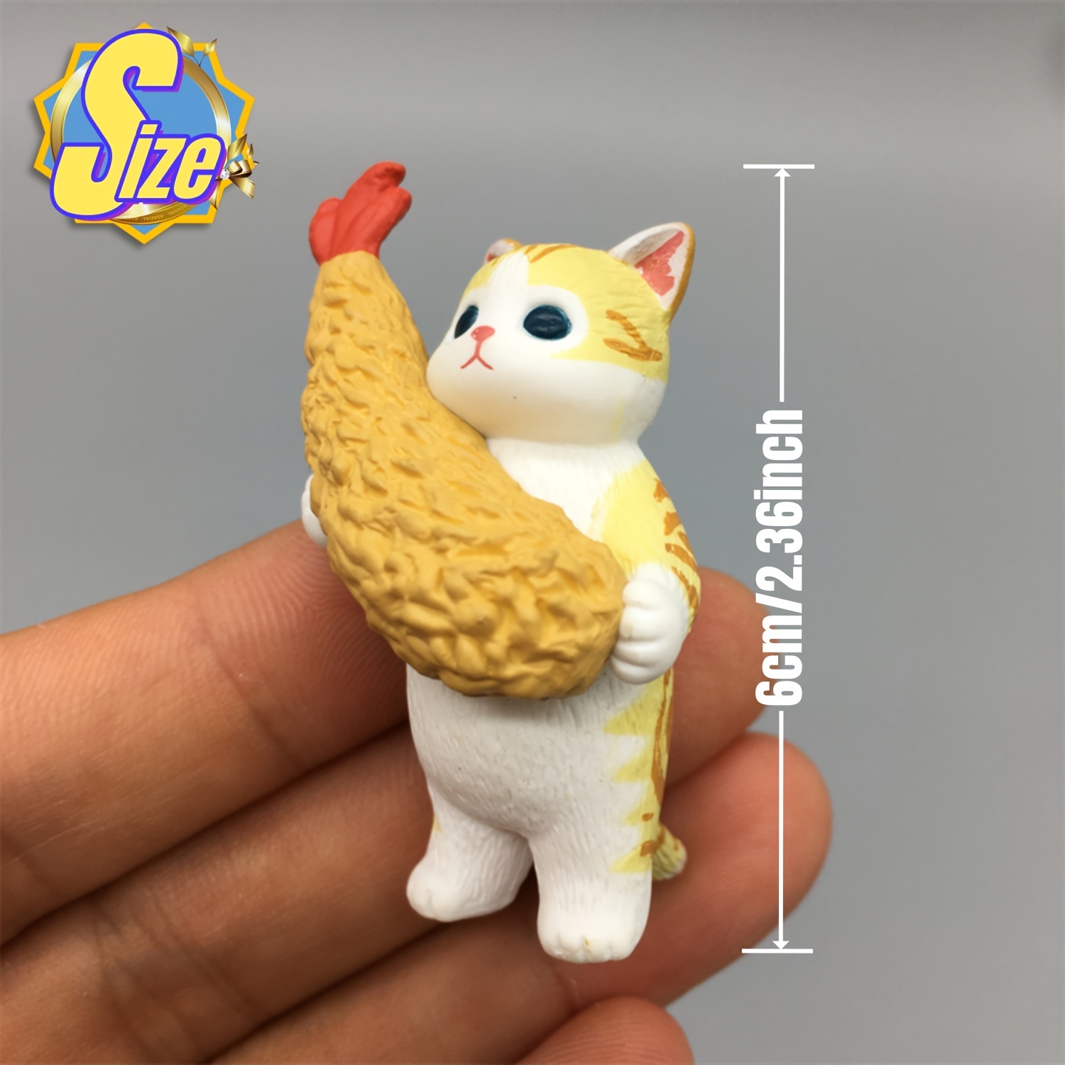 5pcs tempura shrimp cat capsule toys birthday presents christmas presents a 2