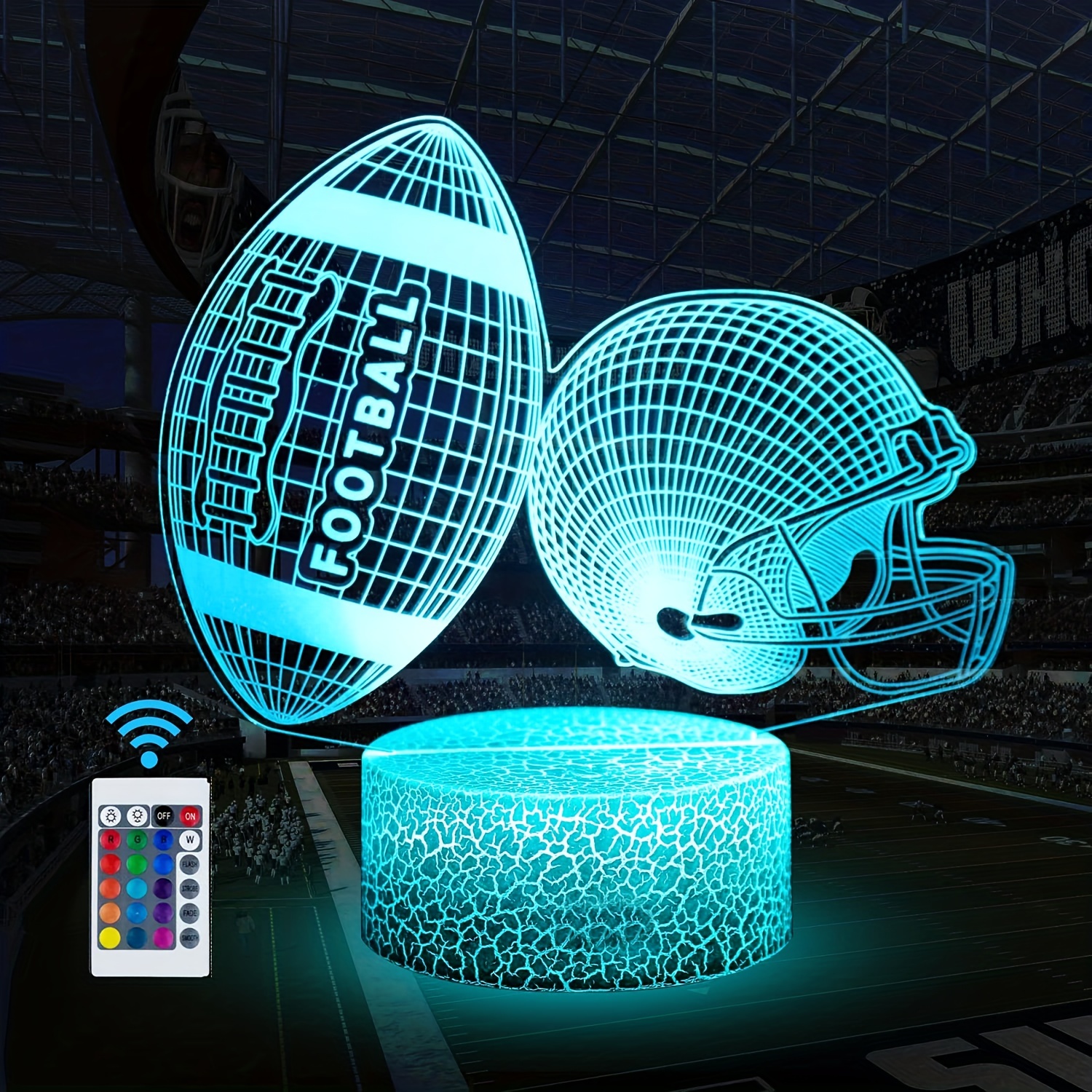 Ballon De Football Réfléchissant Holographique Lumineux Pour Les