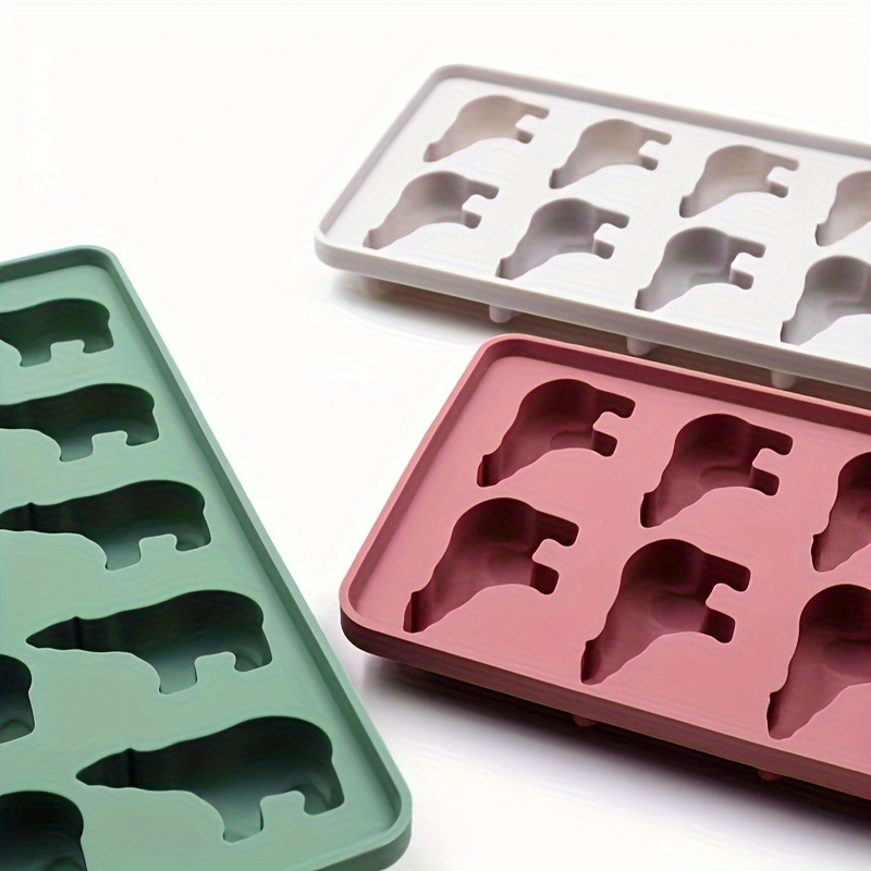 Ice Cube Mold, Silicone Bear Ice Cube Tray, Multifunctional Chocolate Mold,  Mold For Pudding,jelly,candy, Whiskey Ice Cube Tray, Ice Trays For Freezer  Cocktail Whiskey, Kitchen Accessaries,apartment Essential, Christmas  Halloween Party Supplies 
