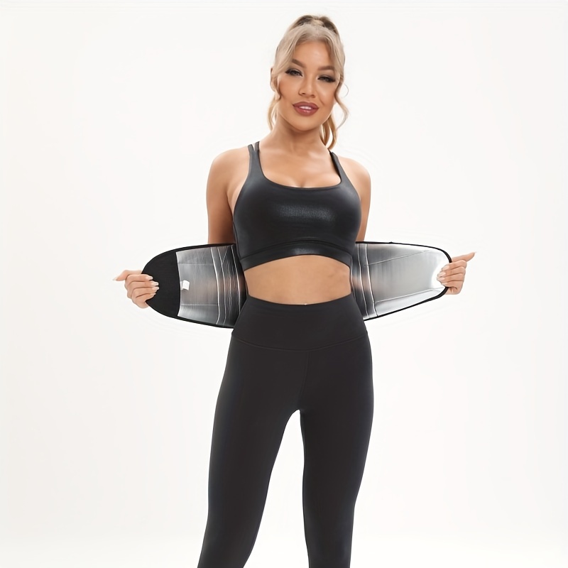 Cinturón deportivo elástico para mujer, moldeador de cuerpo y