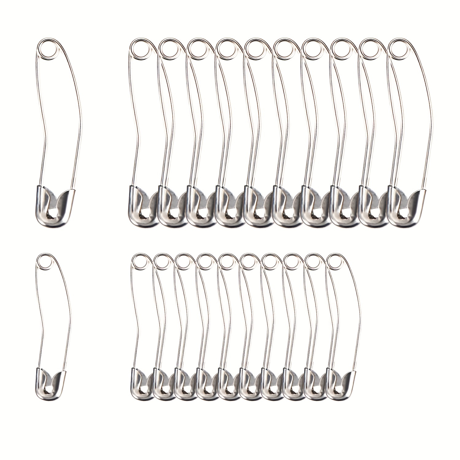 100Pcs Quilting Safety Pins Curved, Quilting Pins Quilting Safety