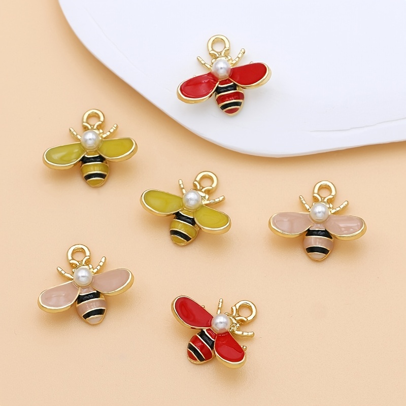 Bee Charms Jewelry Making, Jewelry Making Accessory