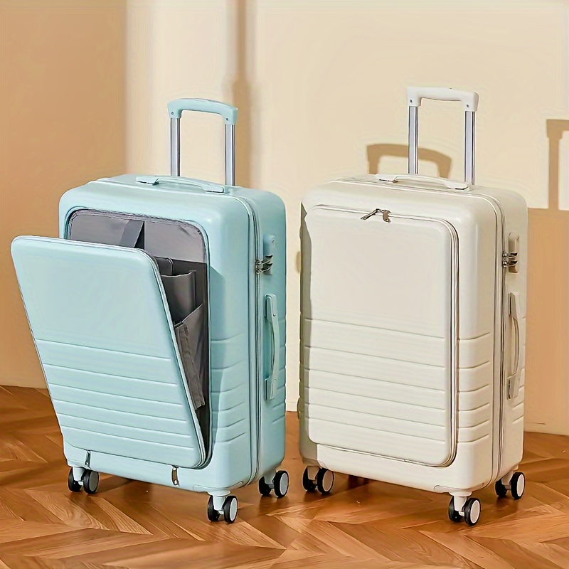 Front opening Business Travel Suitcase Trolley Case Computer - Temu
