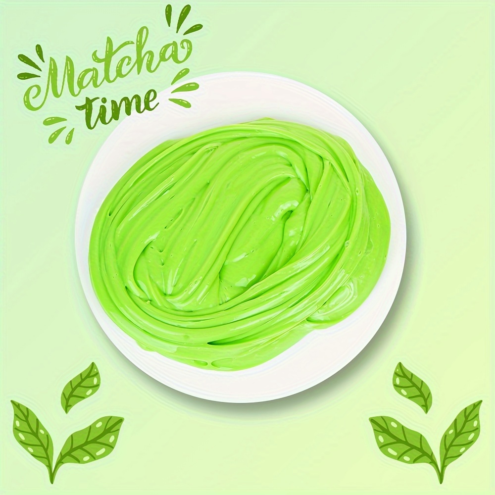 Butter Slime Matcha Clear Slime Set For Girls And Boys, DIY Sensory Stress  Relief Toys, Soft Non-Stick And Glossy Bubble Slime Supplies, Surprise Birt