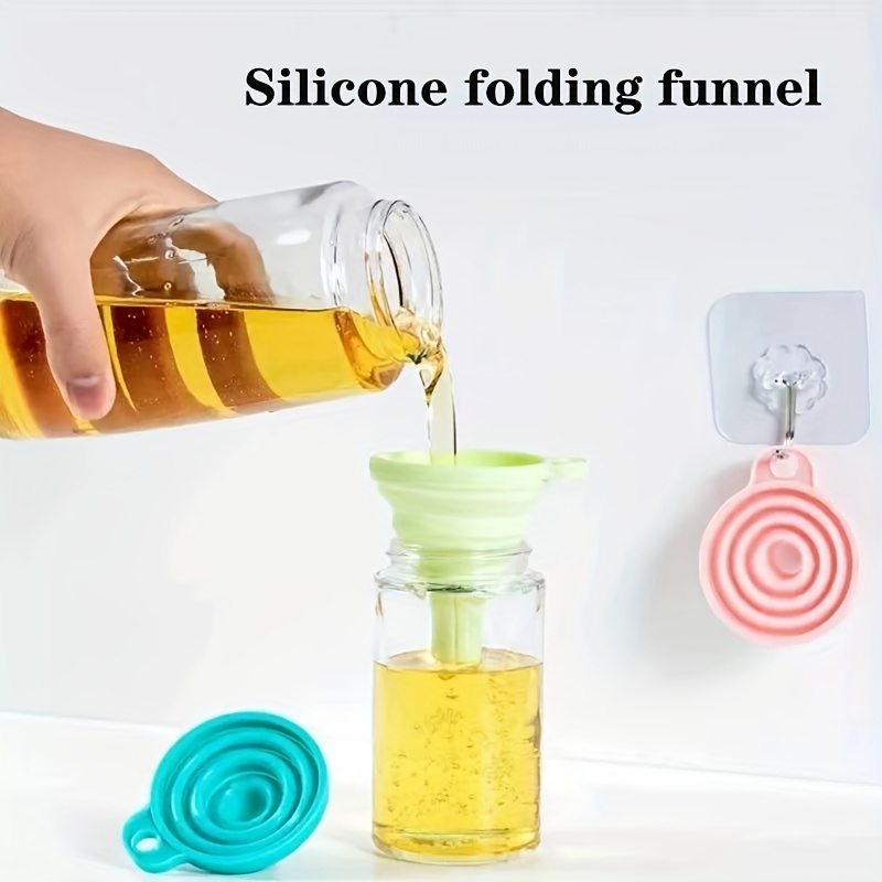 User Friendly Portable Collapsible Funnel Save Space Kitchen