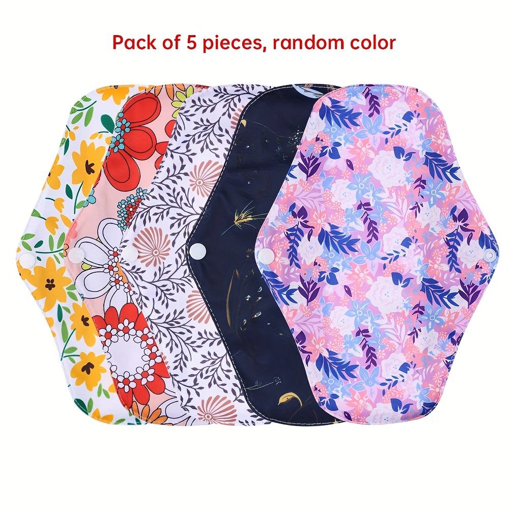 Reusable Menstrual Pads, Bamboo Cloth Pads For Heavy Flow Large