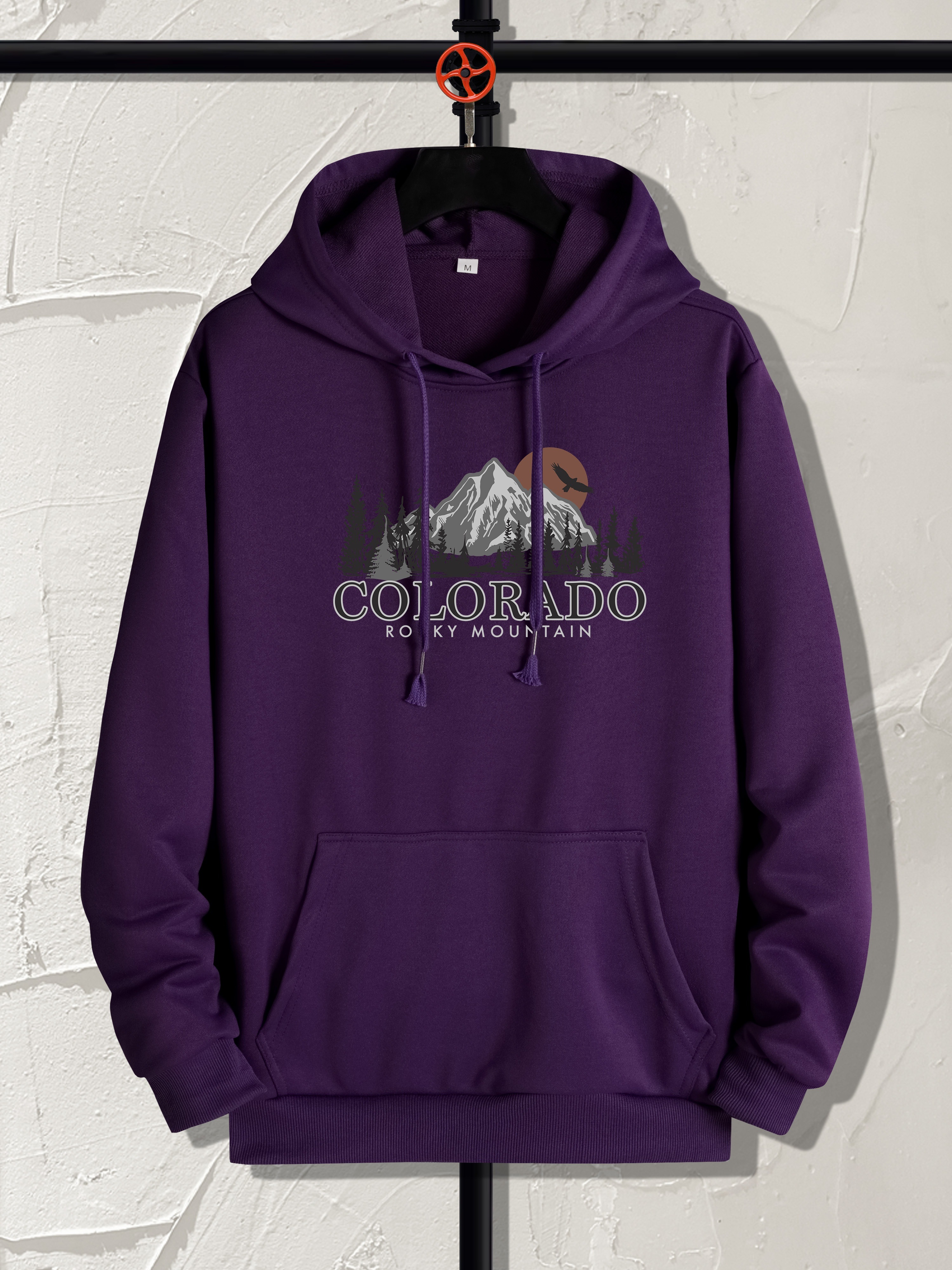 Purple Graphic Hoodies - Temu