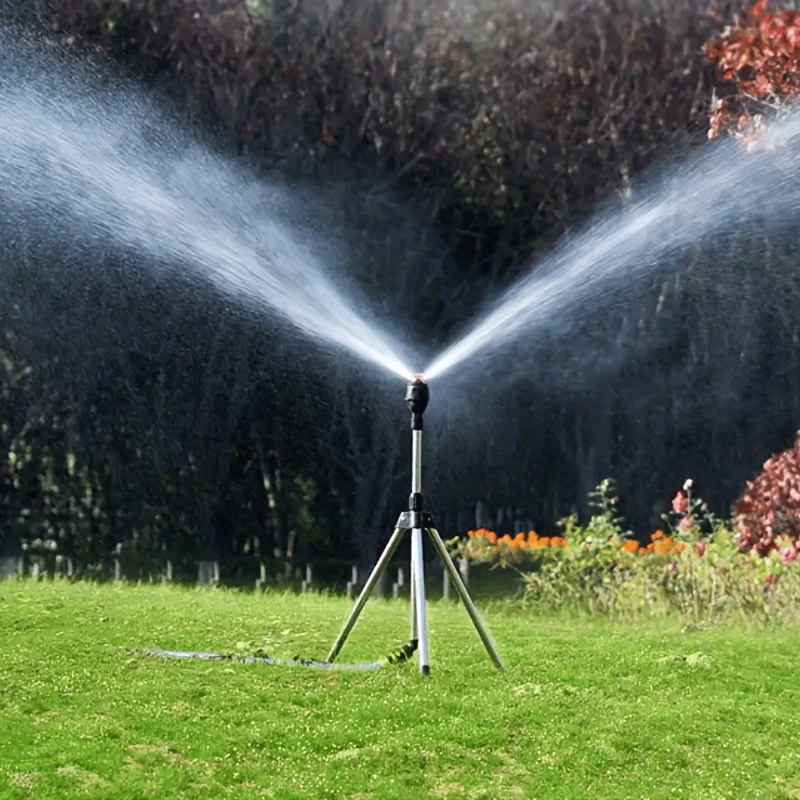 Irrigatori da Prato,Lawn Sprinkler Automatico Rotante a 360 °,3
