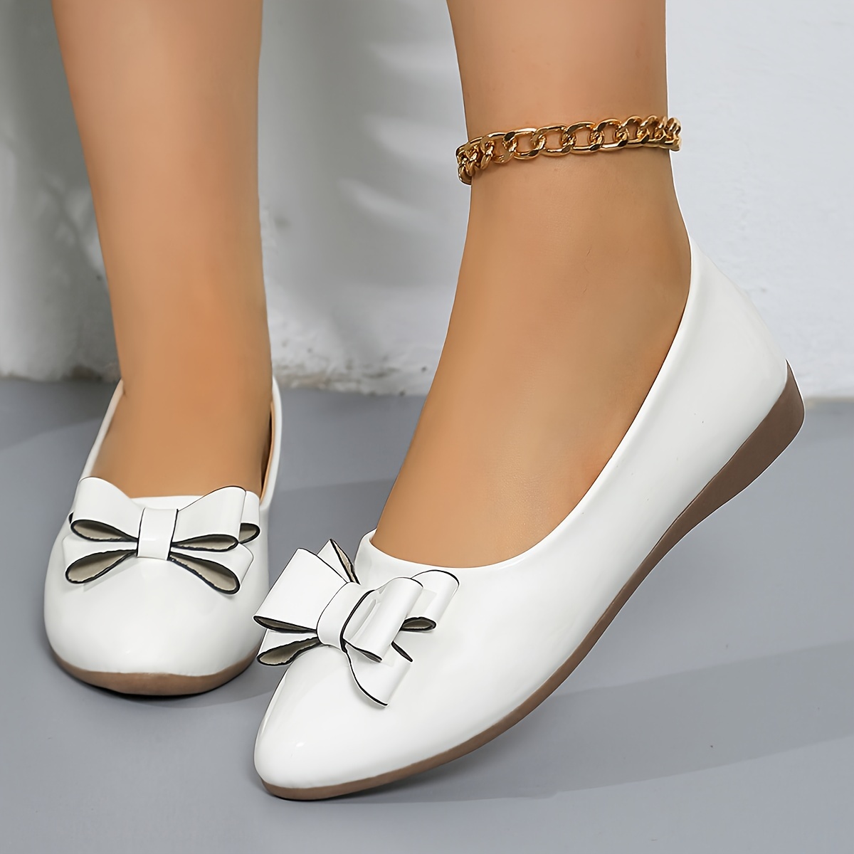 【PORTERNA】Taro Ribbon Flat Shoes Our Kawaii Ballet Flats Mary Jane Women's Shoes, Summer Flat