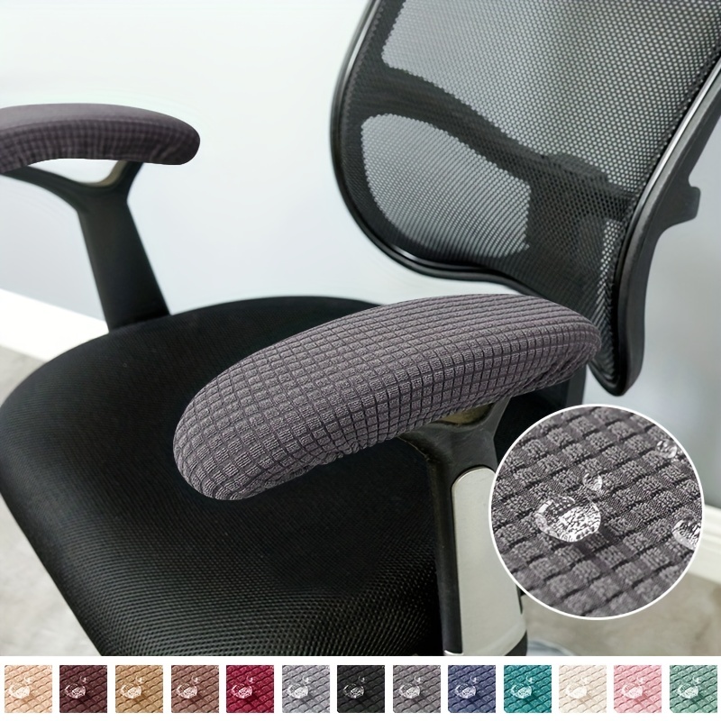 Office Seat Armrest Cover Slipcover Chair Elbow Arm Office Computer Chair  Arm Covers Dustproof Stretch Chair Armrest Covers - AliExpress