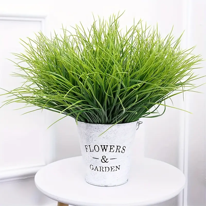 Uv resistant Artificial Wheat Grass Plants For Outdoor Decor - Temu