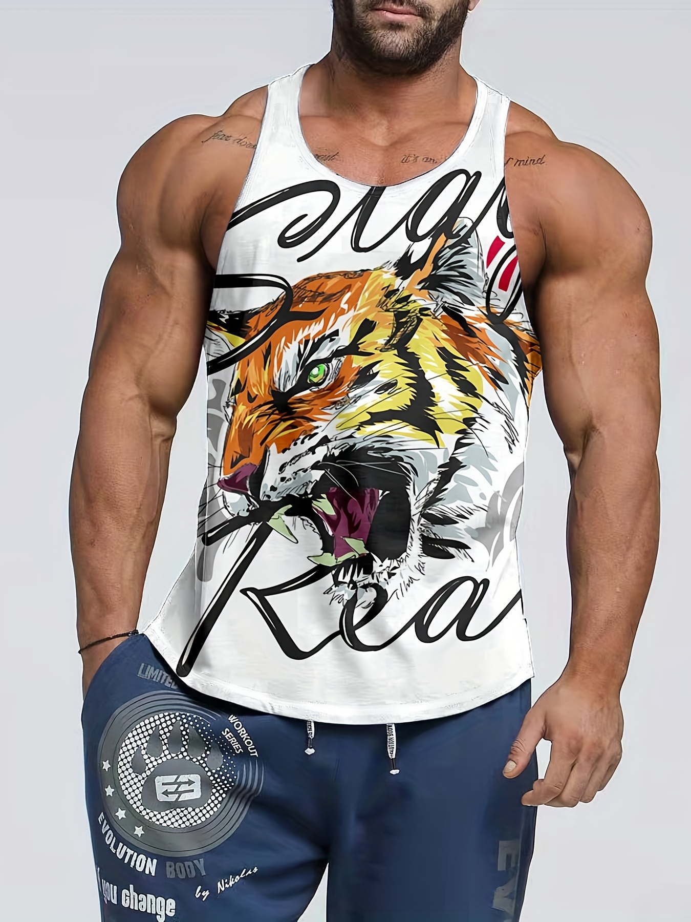 Men's Breathable Tank Top Casual Quick Drying Stretch Crew - Temu