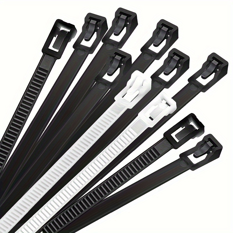 Long Reusable Nylon Cable Tie Plastic Fastener Strong - Temu