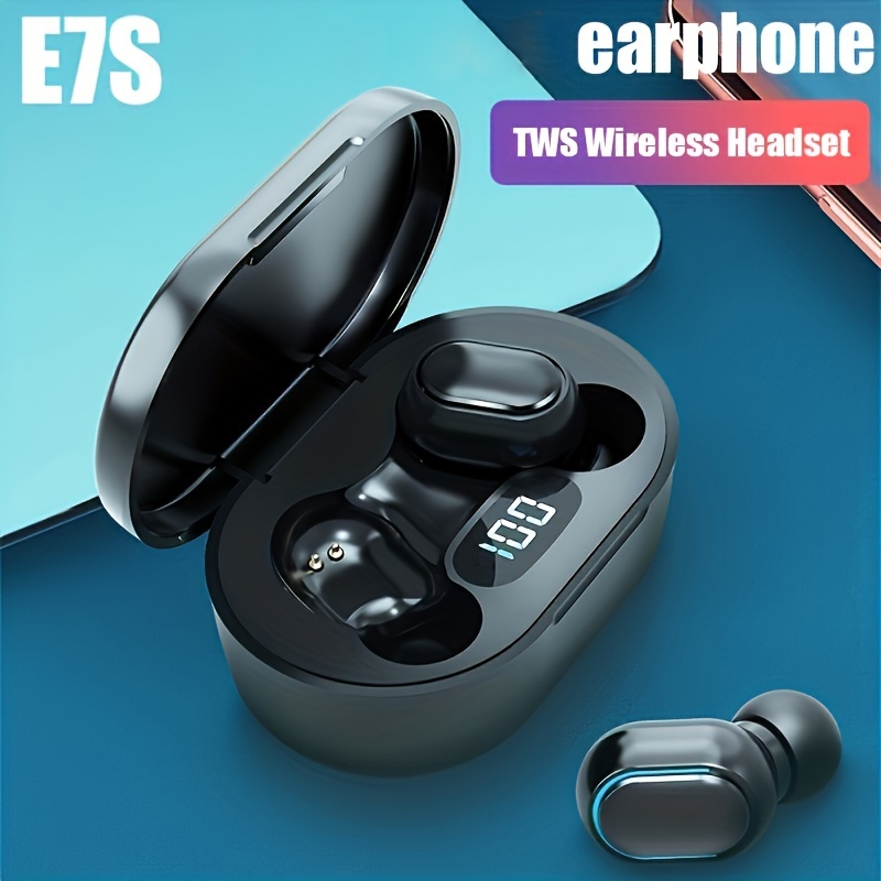 Comprar Auriculares TWS E7S Bluetooth, auriculares inalámbricos para Xiaomi  Redmi, auriculares con cancelación de ruido y micrófono, auriculares manos  libres