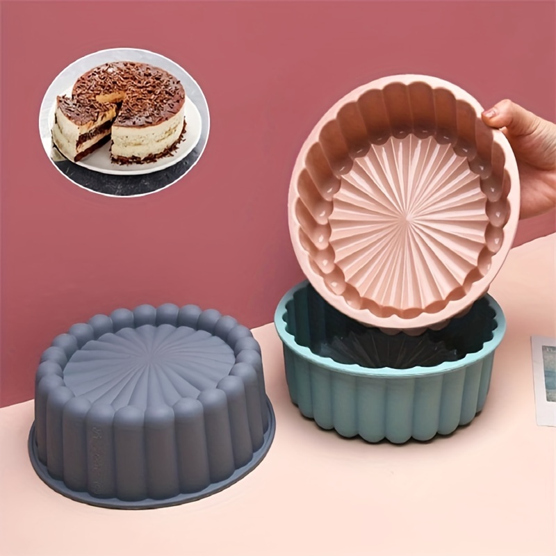 Silicone Charlotte Cake Pan, Non-stick Round Silicone Molds