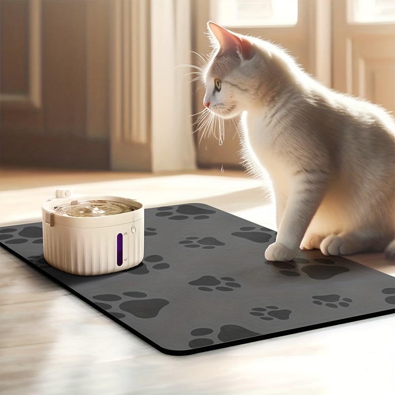 Cute dog hot sale feeding mat