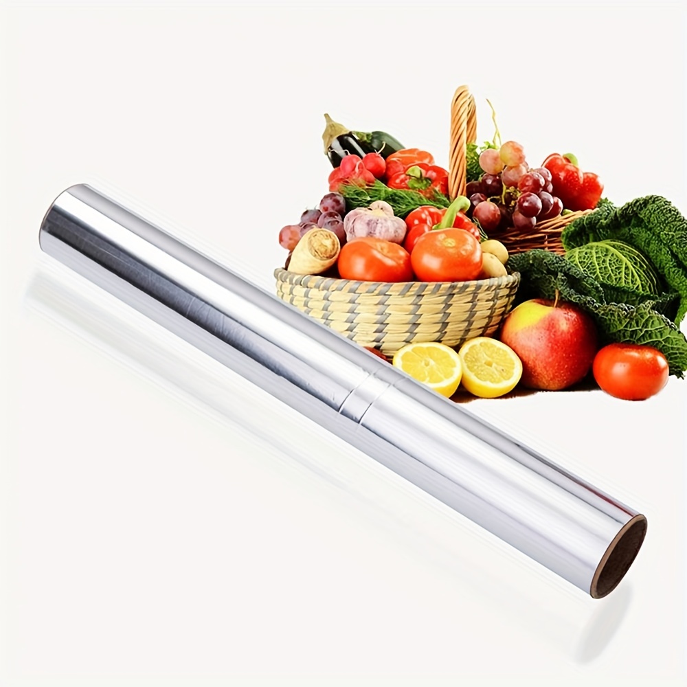 15 Micron Thick Wide Aluminum Foil Roll For Bbq, Catering, Rotisserie,  Roasting, Cooking, 12 X 75 Sq.ft - Temu