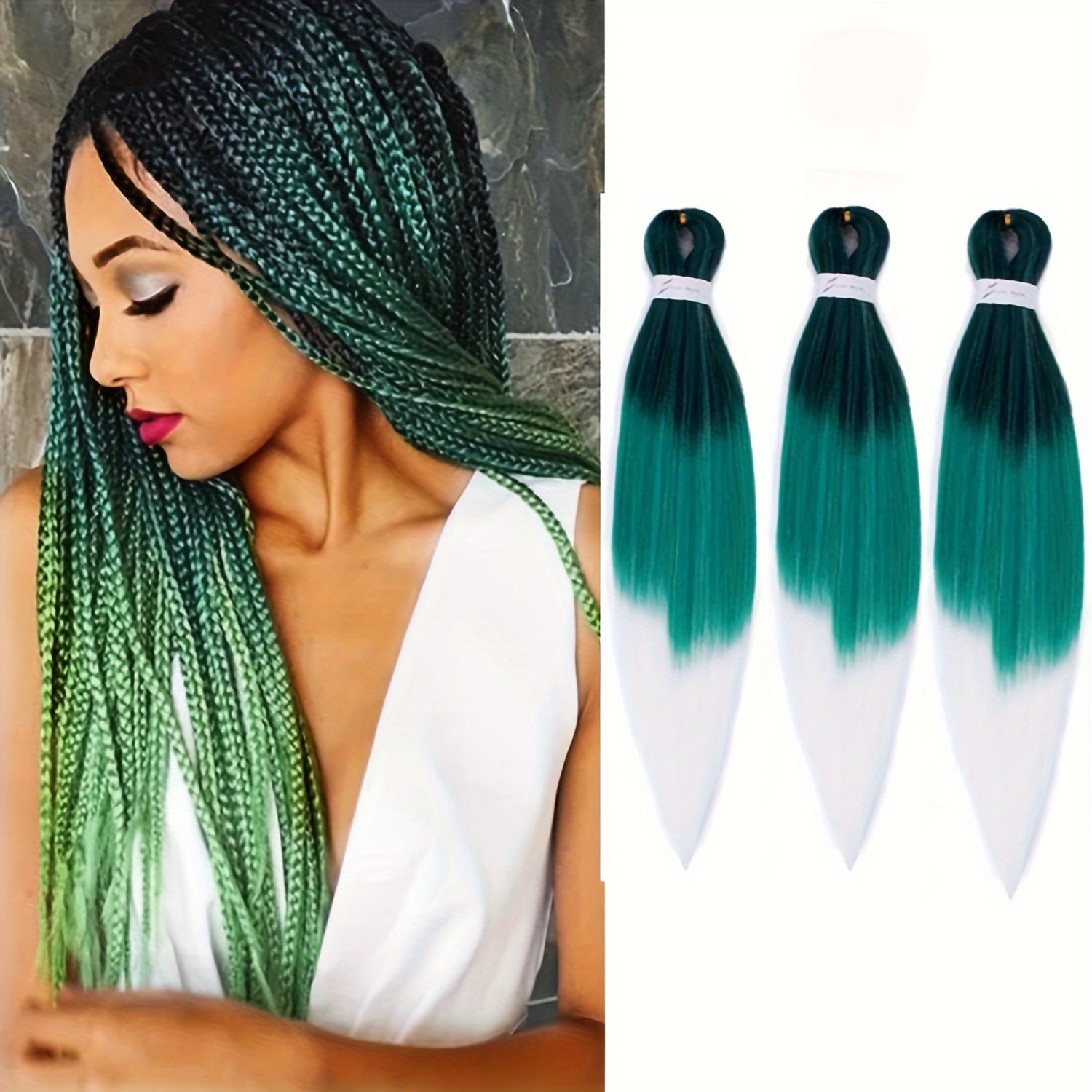 Feathered ombre hair sale