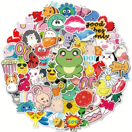 60pcs Water Bottle Stickers, Cute Stickers For Water Bottles, Waterproof  Stickers Aesthetic Laptop Stickers Pack Skateboard Stickers