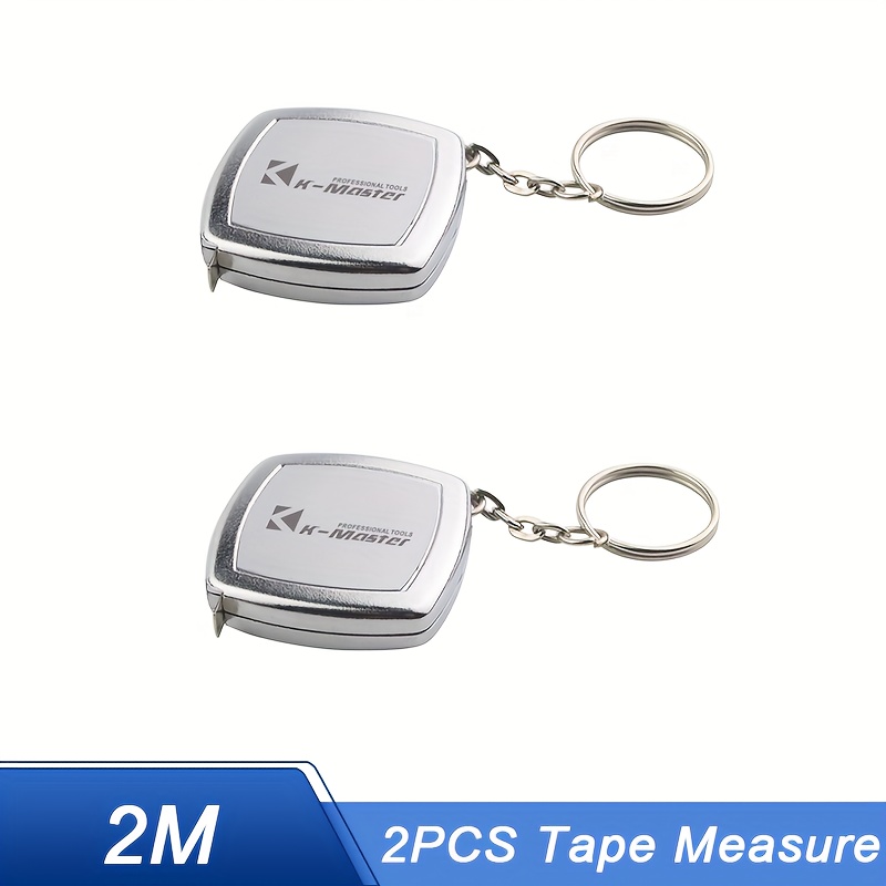 Portable Keychain Measuring Tape 2m Soft Retractable Professional Measuring  Tape