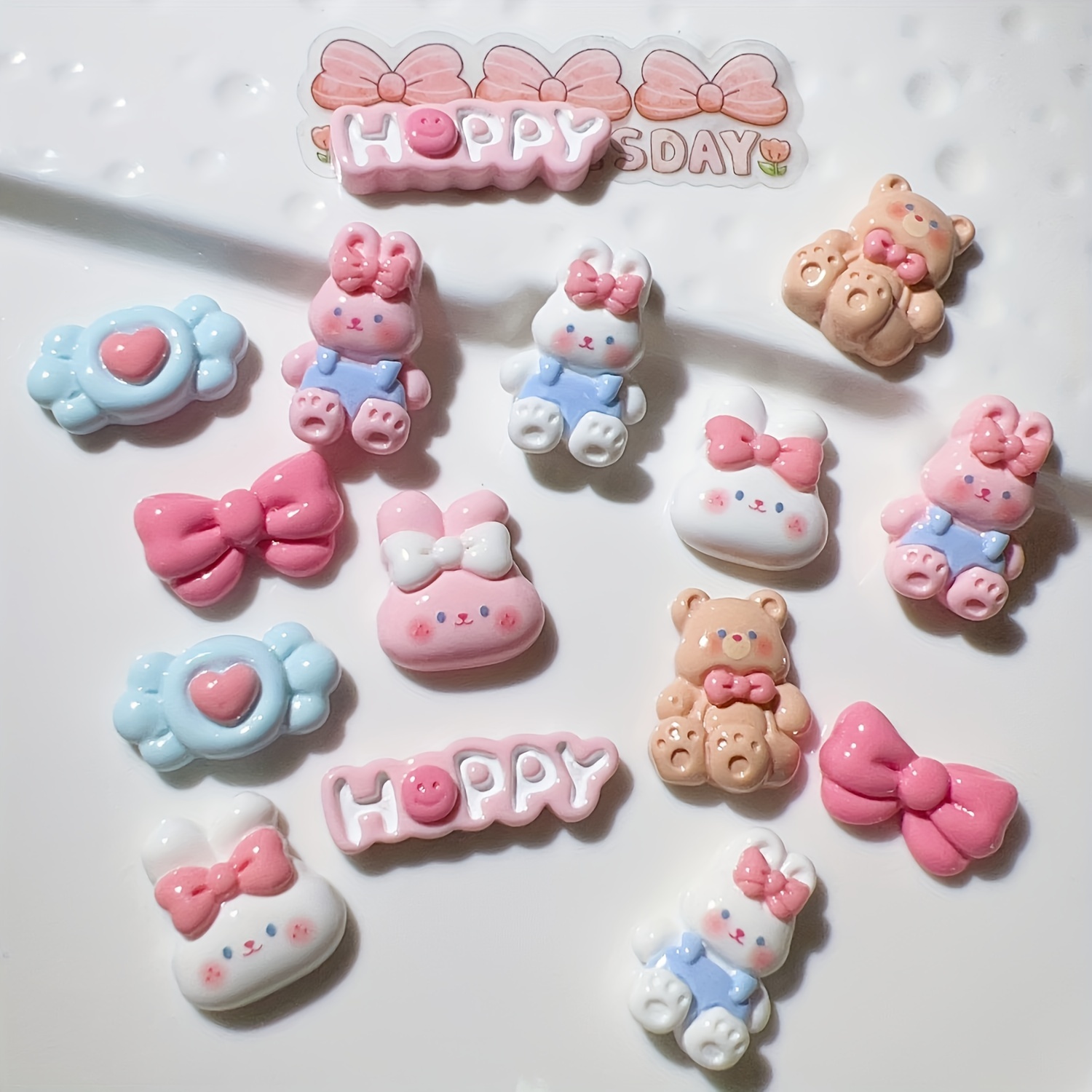 10PCS Candy Resin Charms For Jewelry Making Cute Kawaii Food Fruit