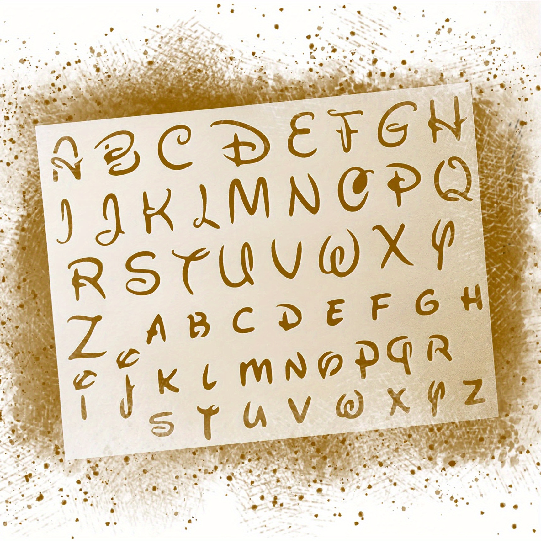 1/2 inch Custom Lettering Stencils
