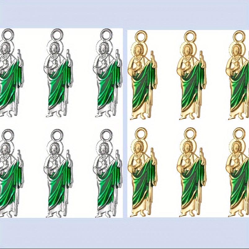 Alloy Rosary Pendant Making Virgin Mary San Judas - Temu