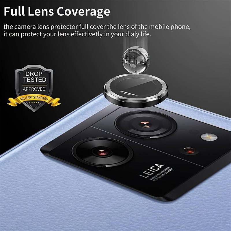 Metal Lens Ring Glass Case Xiaomi 13t Pro Protector Pantalla - Temu Chile