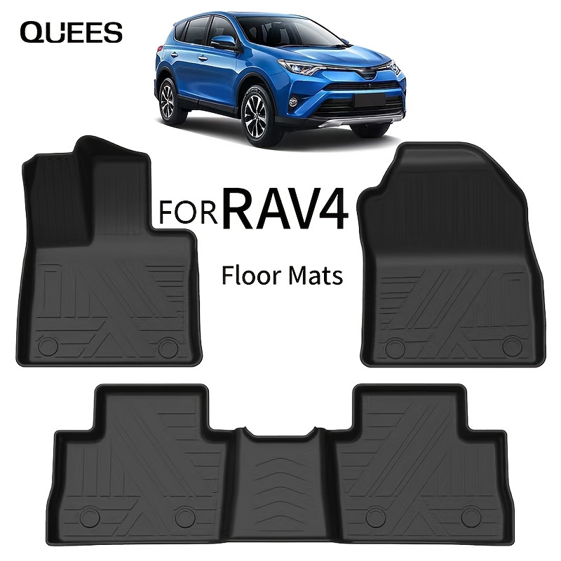 Car Floor Mats For Rav4 Rav 4 2019 2018 2017 2016 2015 2014 2013 Artificial Leather  Car Carpet Auto Pads Automobile Interior Accessories - Temu