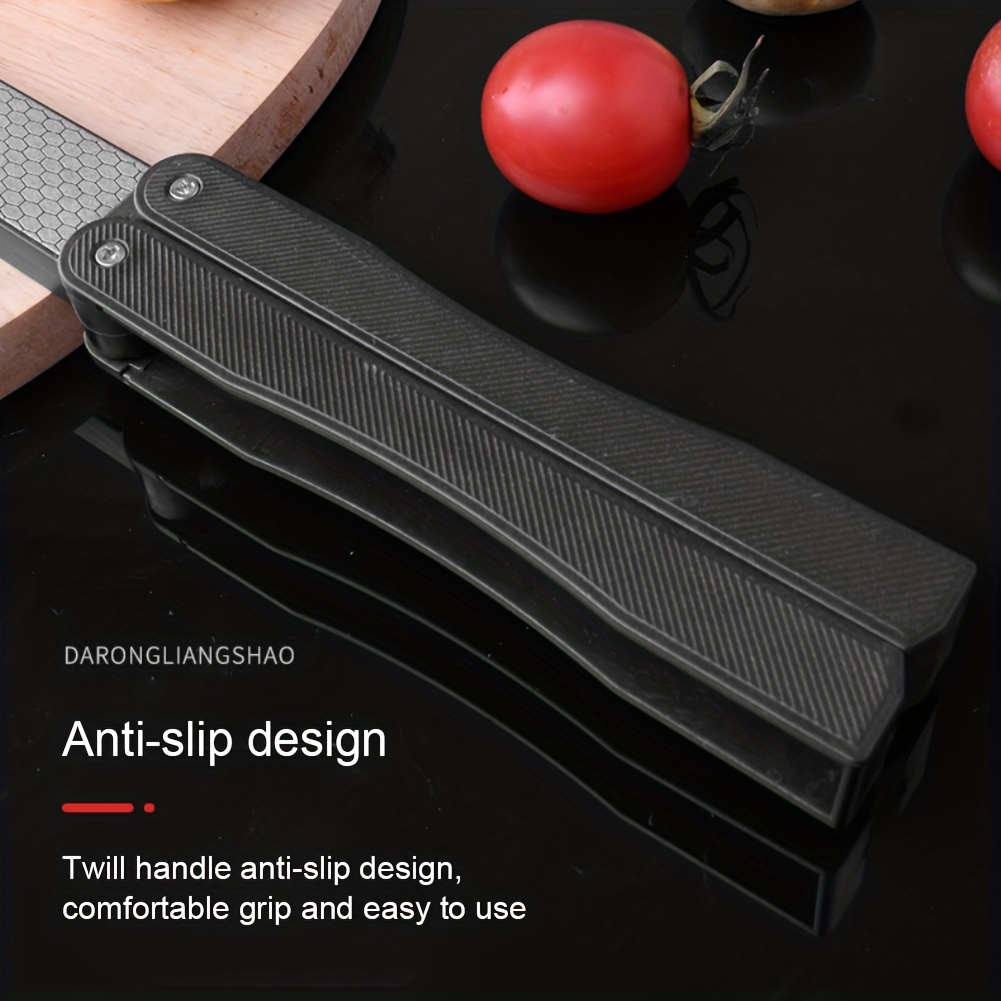 Handheld Knife Sharpener, Portable Knife Sharpening Stone For Kitchen,  Powerful Kitchen Knife Accessories For Professional Chefs, Sharpening Tool  For Straight Knife Scissors And Serrated Knives, Repair And Sharpen Blades  - Temu