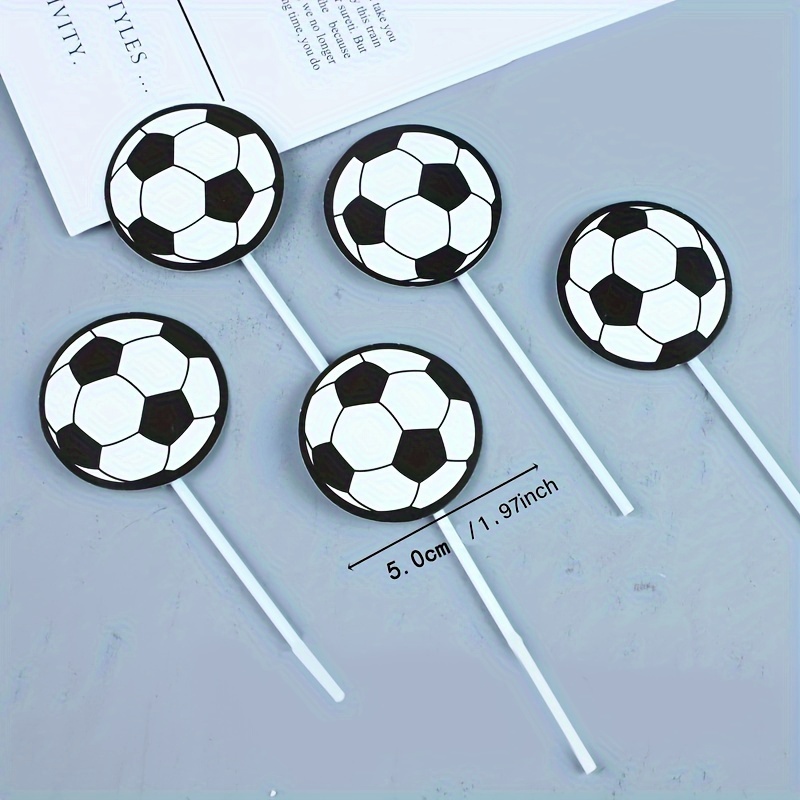 Accessoires déco pour gâteaux - Football - 9 formes