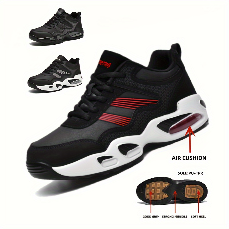  Zapatillas negras para hombre, zapatos de vestir negros para  hombres, zapatillas de deporte cómodas para hombres, A : Ropa, Zapatos y  Joyería