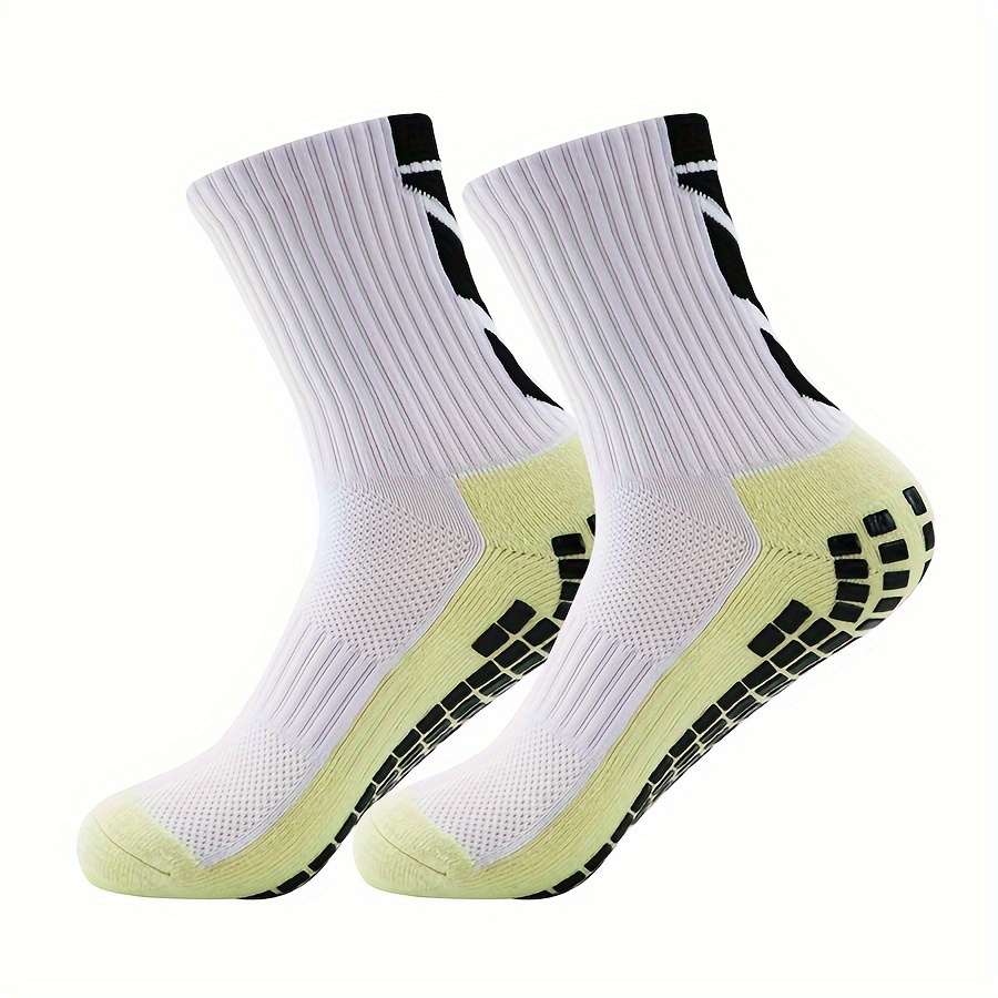 Non slip Athletic Socks Towel Bottom Silicone Grips Outdoor - Temu