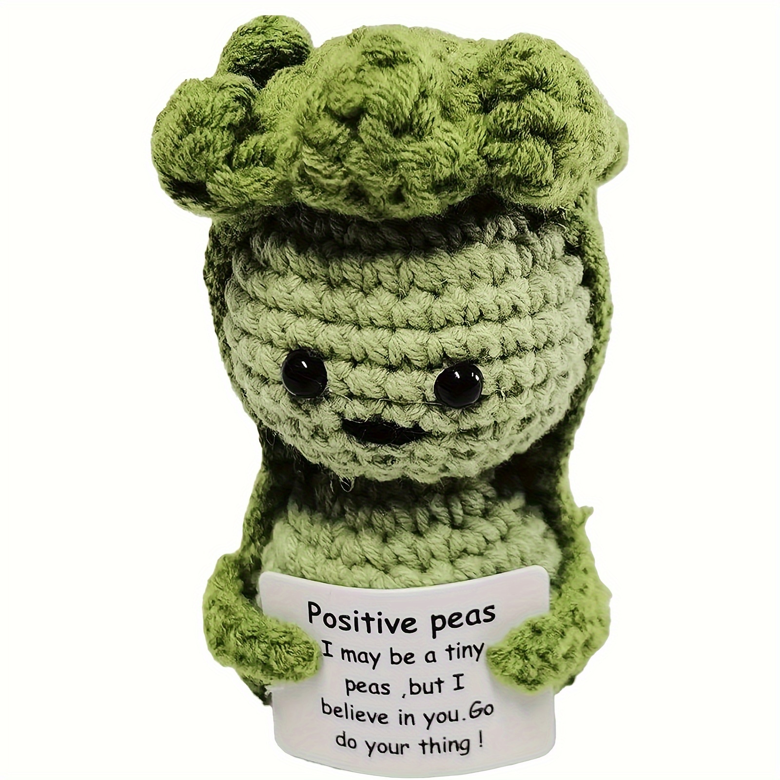 With Positive Card Funny Positive Potato Handmade Wool Knitted Potato Doll  Plush Doll Toy – the best products in the Joom Geek online store