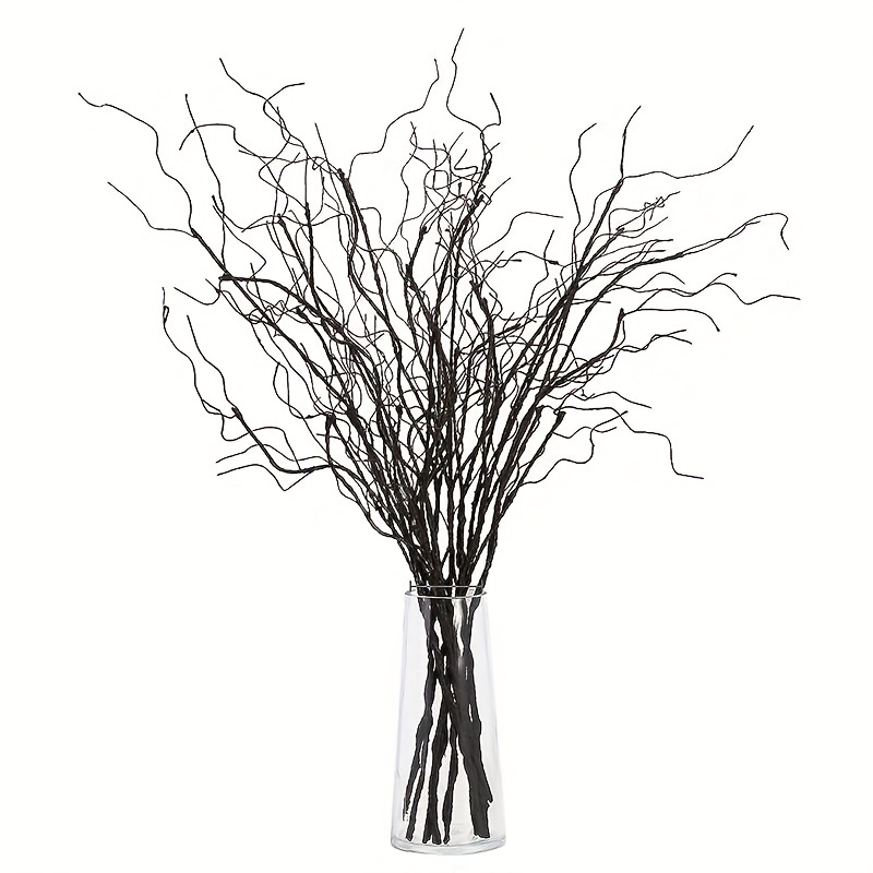 3Ft Artificial Twigs Curly Willow Branches Lifelike Bendable