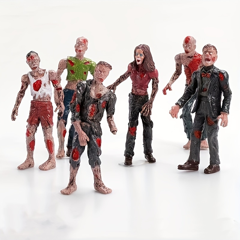 MQSTARSRISE Zombie Action Figures, Scary Toys for Boys,Mini Zombie  Figurines with Movable and Detachable Joints,Walking Dead for  Ornament,Birthday for