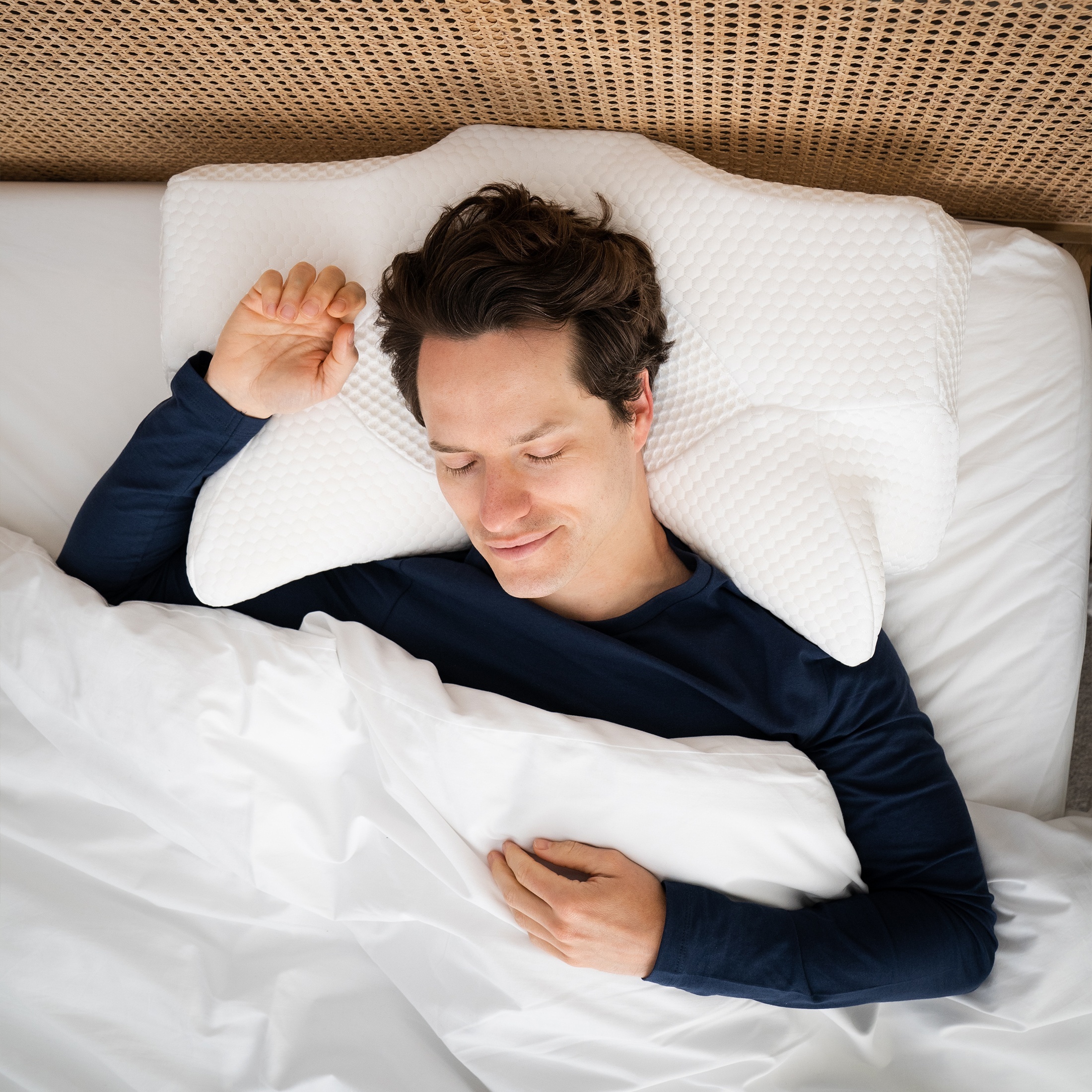 Ergonomic Memory Foam Pillow Contour Pillow Sleeping Shoulder Pain