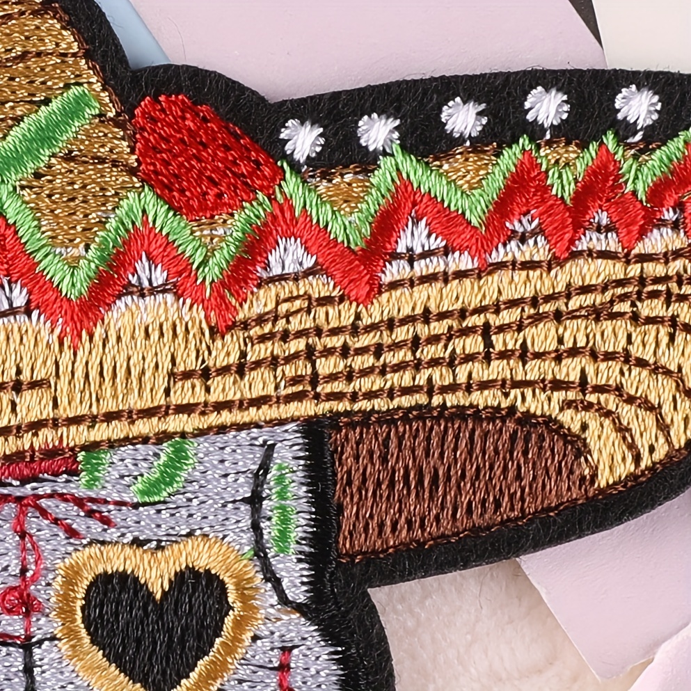 Sombrero Mexican Hat Embroidered Iron on Patch