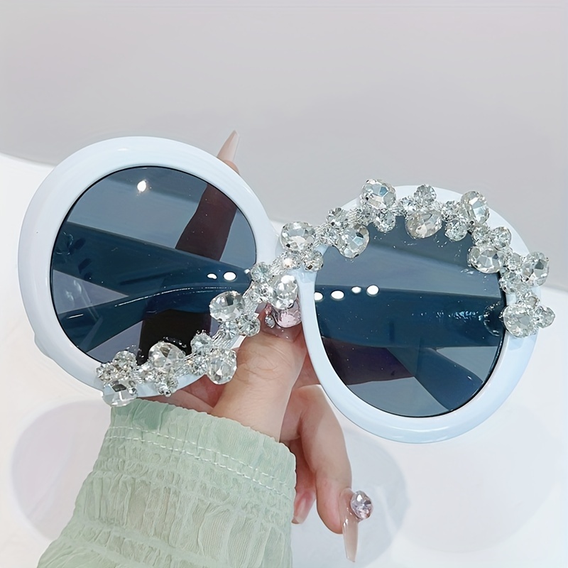 NEW Luxury Rhinestone Oversized Sunglasses Womens Fashion Designer