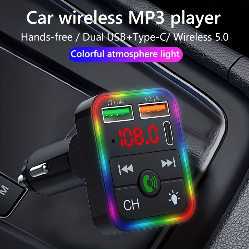 Bluetooth Transmisor FM para coche - FUNCIONA 