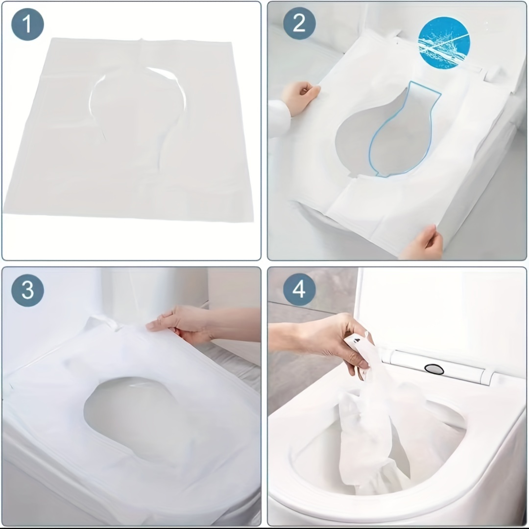 Disposable Toilet Seat Covers - Germ Protect for Public Toilets