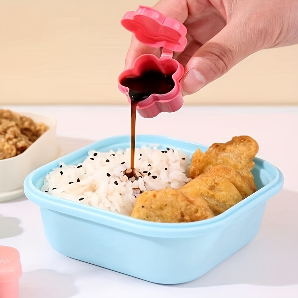 Bento Box Sauce Container With Lid Small Salad Dressing - Temu