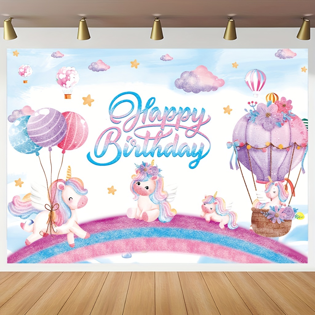 Happy Birthday Rainbow Banner