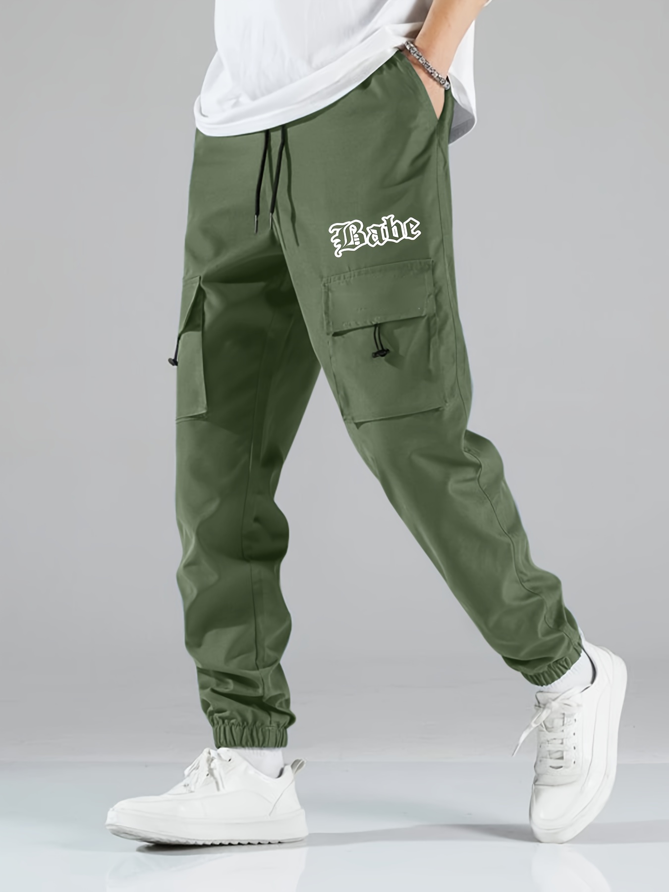 Pantalones Largos Sueltos Para Hombre, Estampado De Manos, Cruces Y  Oraciones Diseño Creativo Pantalones Casuales De Moda Para Exteriores Con  Cordón Y Bolsillo - Ropa De Hombre - Temu Spain