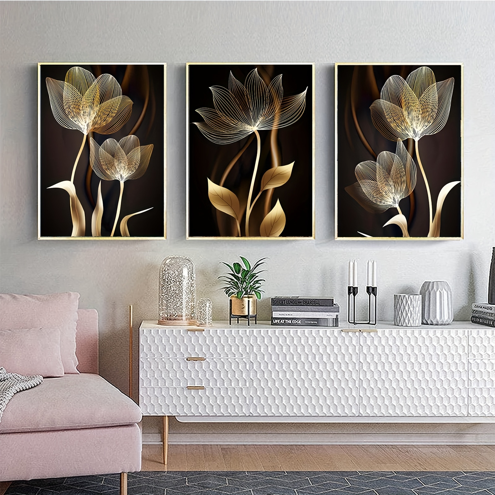 5D DIY Diamond Painting, Abstract Flower Series Full Diamond Painting With  Diamond Art, By Number Kits Embroidery Rhinestone For Wall Decor