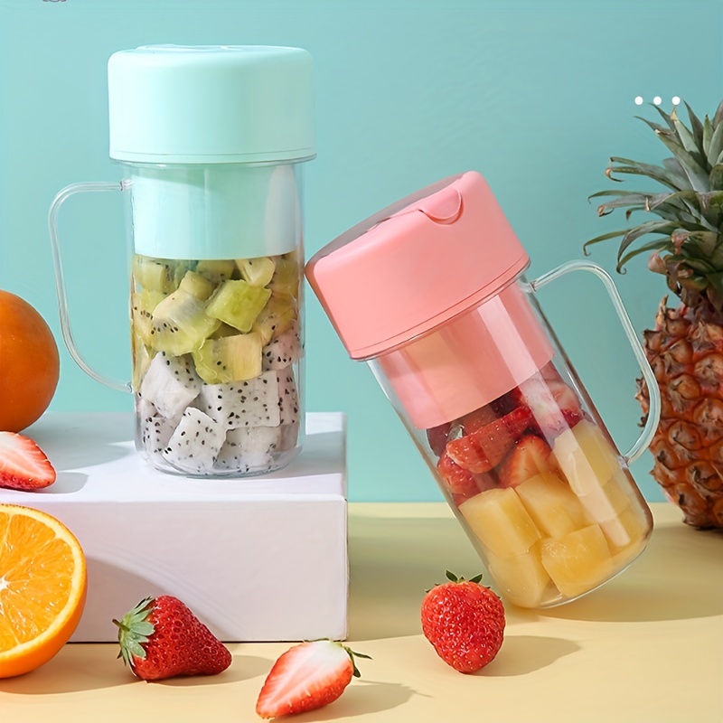 2023 Portable Rechargeable Fruit Blender with Straw 380ml Juicer