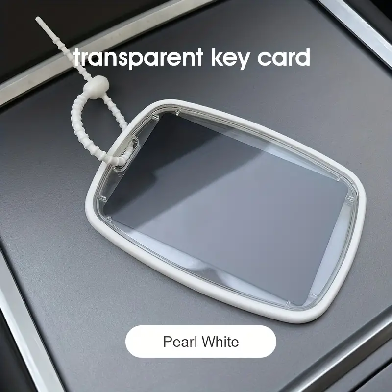 1pc Schlüsselkartenhalter Für Model Y Model 3 Schlüsselanhänger  Transparente Kartenhülle Schlüsselkartenabdeckung Schutzhülle Modifiziertes  Zubehör