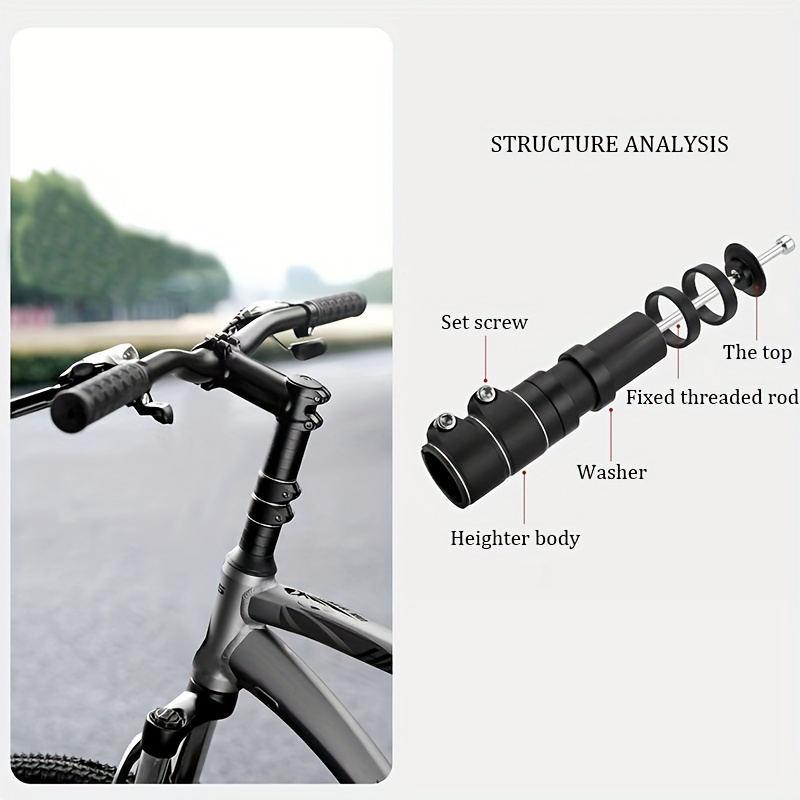 

Bicycle Mtb Handlebar Boosters Handlebar Forks Extension Handlebar Adapter, For Road And Mountain Bikes With Split Handlebars. Bicycle Accessories, Cycling Gear Enhance Your Riding Comfort